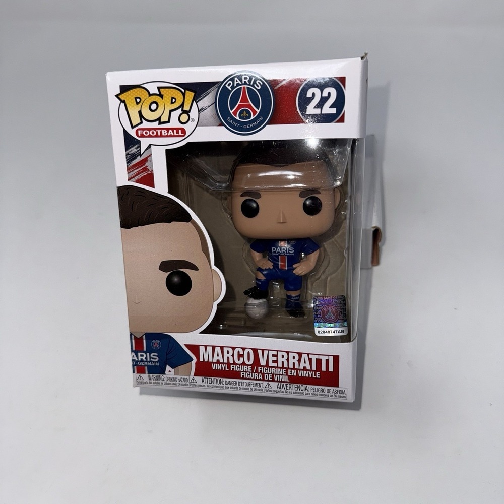 Marco Verratti Funko POP! Football Paris Saint-Germain  Vinyl Figure 22 new mip